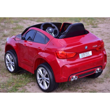 ORYGINALNE BMW X6M   W NAJLEPSZEJ WERSJI, MIĘKKIE SIEDZENIE, PILOT 2.4 GHZ, LAKIER/ 2199