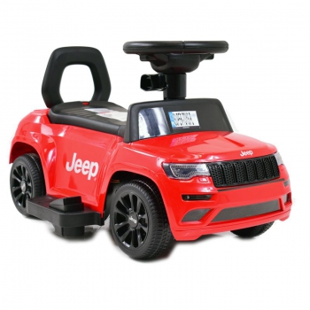 JEŹDZIK, PCHACZ, ODPYCHACZ, POJAZD NA AKUMULATOR- JEEP CHEROKEE,  DASZEK ,DŹWIĘKI/JQ606