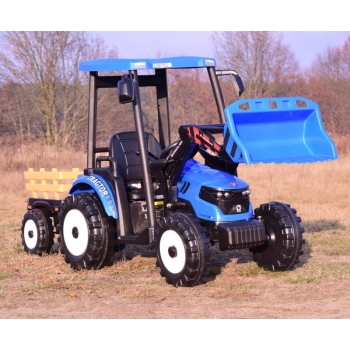 OLBRZYMI TRAKTOR NA AKUMULATOR Z PRZYCZEPĄ 12 V, 240W, PILOT/JS-3158B-12V