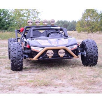 MEGA BUGGY BEAST  DLA 2 DZIECI, 400 WAT, 24V, MIĘKKIE  SIEDZENIE, MIĘKKIE KOŁA, WALIZKA NA AKUMULATOR,/JS3168