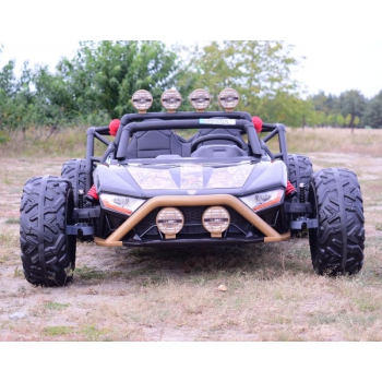 MEGA BUGGY BEAST  DLA 2 DZIECI, 400 WAT, 24V, MIĘKKIE  SIEDZENIE, MIĘKKIE KOŁA, WALIZKA NA AKUMULATOR,/JS3168