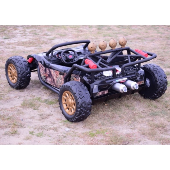 MEGA BUGGY BEAST  DLA 2 DZIECI, 400 WAT, 24V, MIĘKKIE  SIEDZENIE, MIĘKKIE KOŁA, WALIZKA NA AKUMULATOR,/JS3168