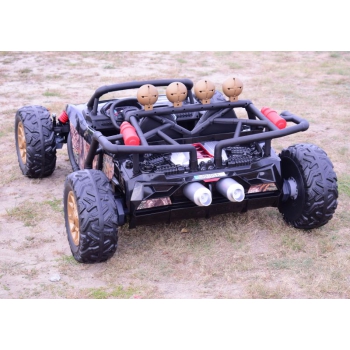 MEGA BUGGY BEAST  DLA 2 DZIECI, 400 WAT, 24V, MIĘKKIE  SIEDZENIE, MIĘKKIE KOŁA, WALIZKA NA AKUMULATOR,/JS3168