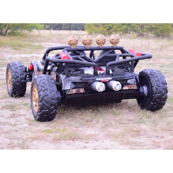 MEGA BUGGY BEAST  DLA 2 DZIECI, 400 WAT, 24V, MIĘKKIE  SIEDZENIE, MIĘKKIE KOŁA, WALIZKA NA AKUMULATOR,/JS3168