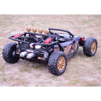 MEGA BUGGY BEAST  DLA 2 DZIECI, 400 WAT, 24V, MIĘKKIE  SIEDZENIE, MIĘKKIE KOŁA, WALIZKA NA AKUMULATOR,/JS3168