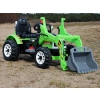 MOCNY TRAKTOR Z ŁYŻKĄ KINGDOM 12V  DWIE PRĘDKOŚCI/JS328A