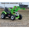 MOCNY TRAKTOR Z ŁYŻKĄ KINGDOM 12V  DWIE PRĘDKOŚCI/JS328A