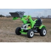 MOCNY TRAKTOR Z ŁYŻKĄ KINGDOM 12V  DWIE PRĘDKOŚCI/JS328A