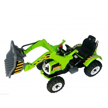 MOCNY TRAKTOR Z ŁYŻKĄ KINGDOM 12V  DWIE PRĘDKOŚCI/JS328A