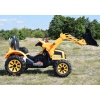 MOCNY TRAKTOR Z ŁYŻKĄ KINGDOM 12V  DWIE PRĘDKOŚCI/JS328A