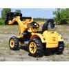 MOCNY TRAKTOR Z ŁYŻKĄ KINGDOM 12V  DWIE PRĘDKOŚCI/JS328A