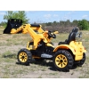 MOCNY TRAKTOR Z ŁYŻKĄ KINGDOM 12V  DWIE PRĘDKOŚCI/JS328A