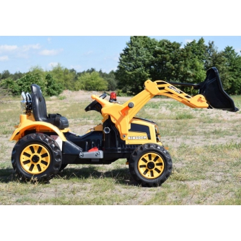 MOCNY TRAKTOR Z ŁYŻKĄ KINGDOM 12V  DWIE PRĘDKOŚCI/JS328A