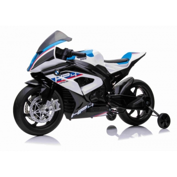 MOTOR NA AKUMULATOR ŚCIGACZ ORYGINALNE BMW HP4 RACE, KOŁA EVA, MIĘKKIE SIEDZENIE/JT5001