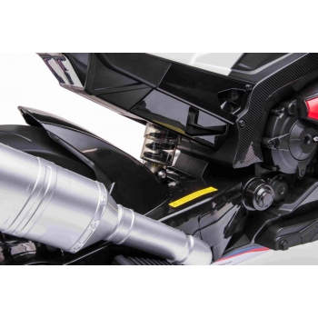 MOTOR NA AKUMULATOR ŚCIGACZ ORYGINALNE BMW HP4 RACE, KOŁA EVA, MIĘKKIE SIEDZENIE/JT5001