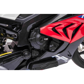 MOTOR NA AKUMULATOR ŚCIGACZ ORYGINALNE BMW HP4 RACE, KOŁA EVA, MIĘKKIE SIEDZENIE/JT5001