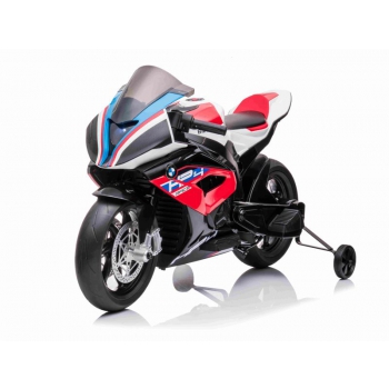 MOTOR NA AKUMULATOR ŚCIGACZ ORYGINALNE BMW HP4 RACE, KOŁA EVA, MIĘKKIE SIEDZENIE/JT5001