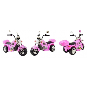 PIERWSZY MOTOR CHOPPER NA AKUMULATOR Z KUFERKIEM/LL777-1