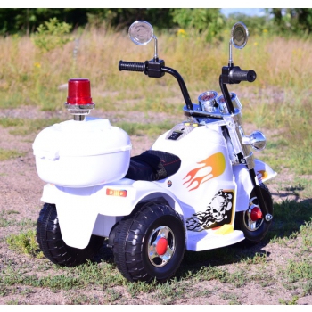 PIERWSZY MOTOR CHOPPER NA AKUMULATOR - KOGUT, MIĘKKIE SIEDZENIE, PASY/LL778