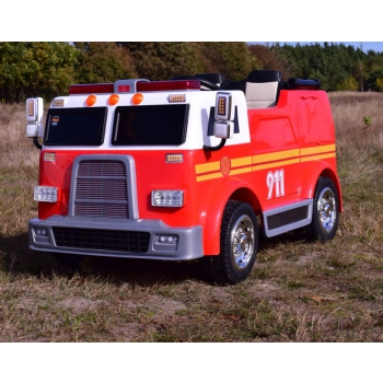 MEGA STRAŻ POŻARNA Z DŹWIĘKAMI, FUNKCJĄ BUJANIA, MEGAFONEM I DODATKOWYM WYPOSAŻENIEM, SUPER WERSJA/LL911