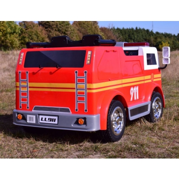 MEGA STRAŻ POŻARNA Z DŹWIĘKAMI, FUNKCJĄ BUJANIA, MEGAFONEM I DODATKOWYM WYPOSAŻENIEM, SUPER WERSJA/LL911
