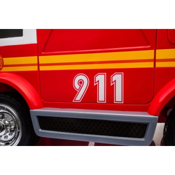 MEGA STRAŻ POŻARNA Z DŹWIĘKAMI, FUNKCJĄ BUJANIA, MEGAFONEM I DODATKOWYM WYPOSAŻENIEM, SUPER WERSJA/LL911