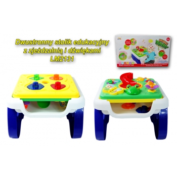 ŚLICZNY DWUSTRONNY STOLIK Z DŹWIĘKAMI/LM2131
