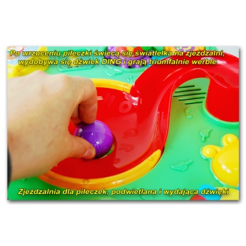 ŚLICZNY DWUSTRONNY STOLIK Z DŹWIĘKAMI/LM2131