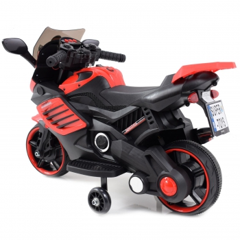 MOTOR ŚCIGACZ POWER 158 - PIERWSZY MOTOREK DLA DZIECKA, MIĘKKIE SIEDZENIE, MIĘKKIE KOŁA EVA/LQ158