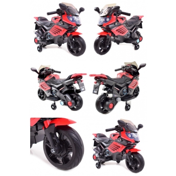 MOTOR ŚCIGACZ POWER 158 - PIERWSZY MOTOREK DLA DZIECKA, MIĘKKIE SIEDZENIE, MIĘKKIE KOŁA EVA/LQ158