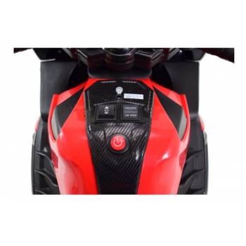MOTOR ŚCIGACZ POWER -  MIĘKKIE KOŁA, MIĘKKIE SIEDZENIE/LQ168A