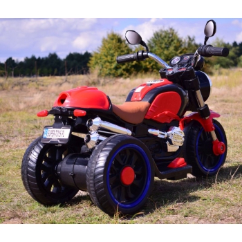 MOTOR 3 KOŁOWY KS - 2 SILNIKI, ŚWIECĄCE KOŁA, MIĘKKIE SIEDZENIE, GAZ W MANETCE/5189
