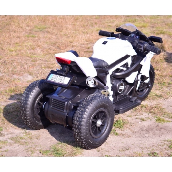 SUPER ŚCIGACZ 12 V, NOWOCZESNA  BRYŁA, ŚWIECĄCE KOŁA, GAZ W MANETCE, DWA SILNIKI/MOTOR-H