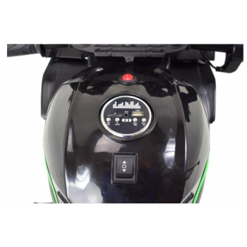 SUPER ŚCIGACZ 12 V, NOWOCZESNA  BRYŁA, ŚWIECĄCE KOŁA, GAZ W MANETCE, DWA SILNIKI/MOTOR-H