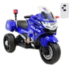SZYBKI  MOTOR POLICYJNY Z KOGUTEM, MIĘKKIE KOŁA, DŹWIĘKI, DWA SILNIKI, PILOT/NT5188