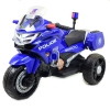 SZYBKI  MOTOR POLICYJNY Z KOGUTEM, MIĘKKIE KOŁA, DŹWIĘKI, DWA SILNIKI, PILOT/NT5188