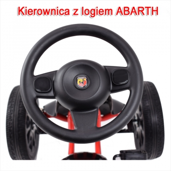 WIELKI LICENCJONOWANY  GOKART  FIAT ABARTH KOŁA EVA JAKOŚĆ /PB9388A