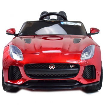 AUTO NA AKUMULATOR JAGUAR F TYPE, MIĘKKIE KOŁA, MIĘKKIE SIEDZENIE, SUPER JAKOSĆ - LAKIER/QLS5388