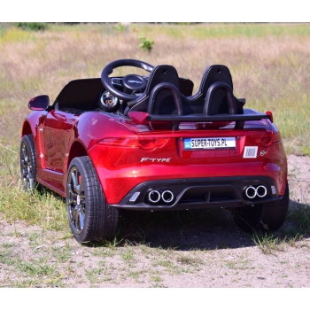 AUTO NA AKUMULATOR JAGUAR F TYPE, MIĘKKIE KOŁA, MIĘKKIE SIEDZENIE, SUPER JAKOSĆ - LAKIER/QLS5388