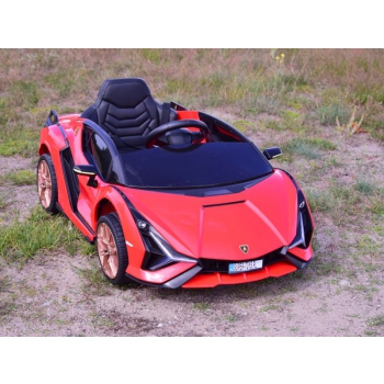 ORYGINALNE LAMBORGHINI SIAN, MIĘKKIE KOŁA, MIĘKKIE SIEDZENIE,  FUNKCJA BUJANIA - FULL OPCJA /QLS6388