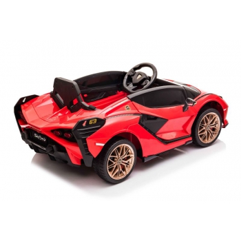 ORYGINALNE LAMBORGHINI SIAN, MIĘKKIE KOŁA, MIĘKKIE SIEDZENIE,  FUNKCJA BUJANIA - FULL OPCJA /QLS6388
