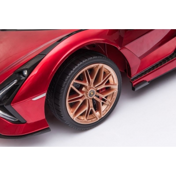 ORYGINALNE LAMBORGHINI SIAN, MIĘKKIE KOŁA, MIĘKKIE SIEDZENIE,  FUNKCJA BUJANIA - FULL OPCJA /QLS6388