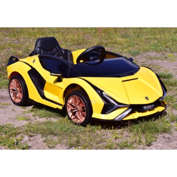 ORYGINALNE LAMBORGHINI SIAN, MIĘKKIE KOŁA, MIĘKKIE SIEDZENIE, FUNKCJA BUJANIA - FULL OPCJA /QLS6388