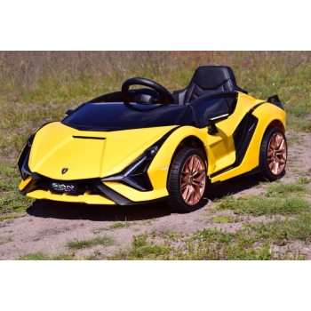 ORYGINALNE LAMBORGHINI SIAN, MIĘKKIE KOŁA, MIĘKKIE SIEDZENIE, FUNKCJA BUJANIA - FULL OPCJA /QLS6388