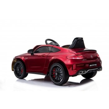 MERCEDES C 63 S COUPE, MIĘKKIE SIEDZENIE , MIEKKIE KOŁA, SYSTEM ESW, 5 PUNKTOWE PASY /QY-1588