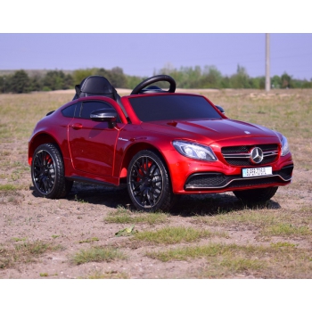 MERCEDES C 63 S COUPE, MIĘKKIE SIEDZENIE , MIEKKIE KOŁA, SYSTEM ESW, 5 PUNKTOWE PASY /QY-1588