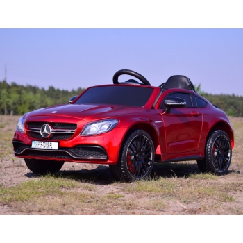 MERCEDES C 63 S COUPE, MIĘKKIE SIEDZENIE , MIEKKIE KOŁA, SYSTEM ESW, 5 PUNKTOWE PASY /QY-1588