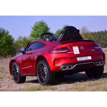 MERCEDES C 63 S COUPE, MIĘKKIE SIEDZENIE , MIEKKIE KOŁA, SYSTEM ESW, 5 PUNKTOWE PASY /QY-1588