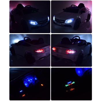 MERCEDES C 63 S COUPE, MIĘKKIE SIEDZENIE , MIEKKIE KOŁA, SYSTEM ESW, 5 PUNKTOWE PASY /QY-1588