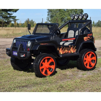 MEGA JEEP SUNSHINE, NAPĘD 4X4, 2X12V, WOLNY START/ MIĘKKIE KOŁA, BLUETOOTH, RADIO EXCLUSIVE/2388